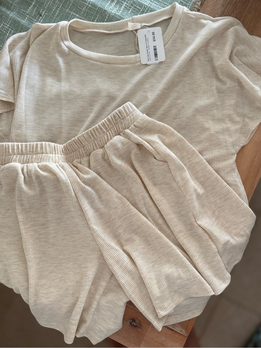 Like Love oatmeal waffle set in size medium - Picture 5 of 5
